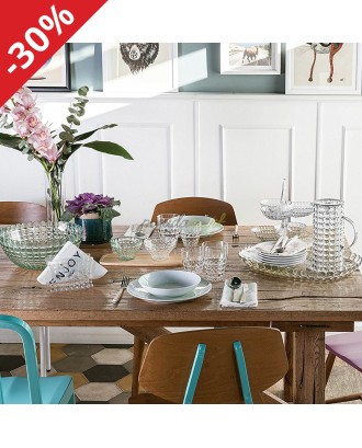 Set 2 suporturi cu 6 boluri pentru gustari, gri, colectia Tiffany - GUZZINI
